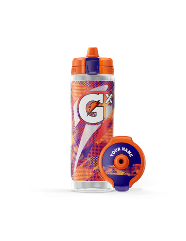 GATORADE Gx Boca za vodu s uzorkom – Clear | Glitched Guava