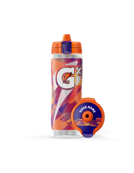 GATORADE Gx Boca za vodu s uzorkom – Clear | Glitched Guava