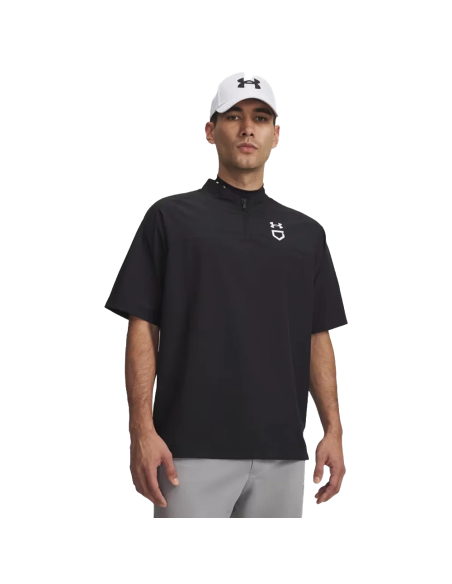 UA Utility Kurzarmkäfig - Schwarz / Weiß