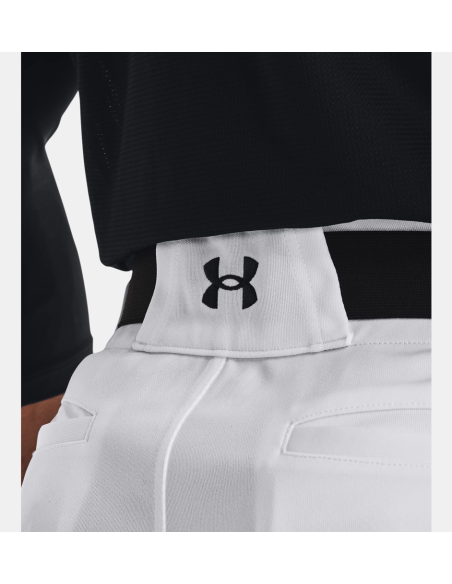 Pantaloni de baseball pentru bărbați UA Utility - Alb