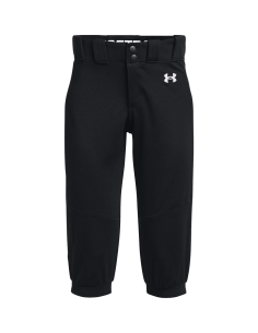 Dívčí softbalové kalhoty UA Utility - Black / YXL