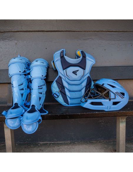 Easton Mav X sada na chytání COLUMBIA BLUE/NAVY (MEDIUM)
