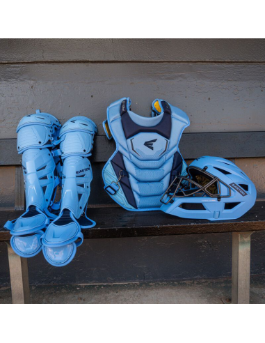 Easton Mav X sada na chytání COLUMBIA BLUE/NAVY (LARGE)