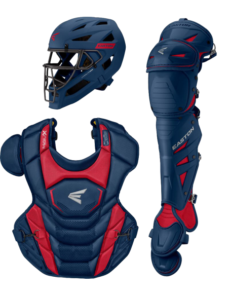 Sada chytačské výstroje Easton Mav X NAVY/RED (MEDIUM)
