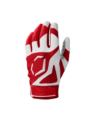 Baseball/Softball pálkařské rukavičky EVOSHIELD SRZ-1™ pro dospělé - Scarlet (XL) | WB5712008 EVO SRZ 1 ADT BTG GLV Scarlet (XL)