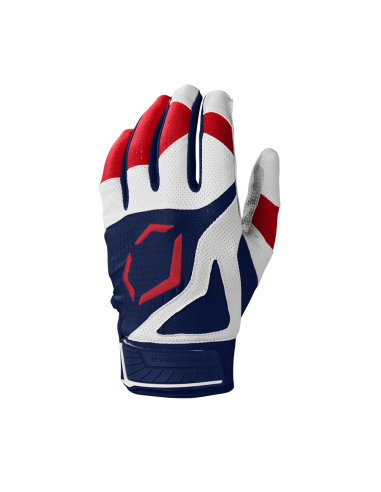 Baseballové rukavice EVOSHIELD SRZ-1™ Adult - Navy/Scarlet (L) | WB5712010 EVO SRZ 1 ADT BTG GLV Navy/Scarlet (L)