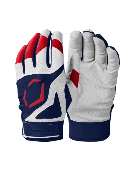 Gants de baseball/softball EVOSHIELD SRZ-1™ Adulte - Navy/Scarlet (M)