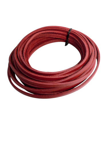 Lacets pour gants de baseball/softball rouge B520 (3/16" x 72")