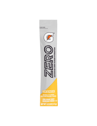 Gatorade Zero | Prah u pojedinačnim porcijama | Orange (8 vrećica)
