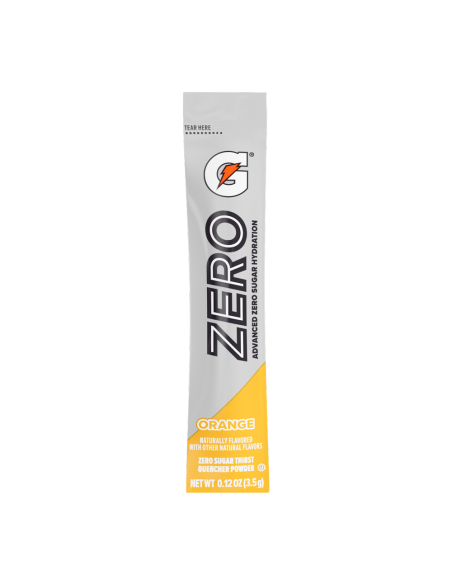 Gatorade Zero | Prah u pojedinačnim porcijama | Orange (8 vrećica)