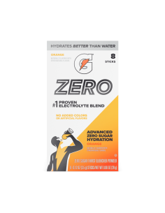 Gatorade Zero | Prah u pojedinačnim porcijama | Orange (8 vrećica)