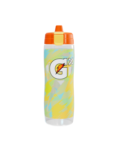 Botella de agua Gatorade Gx – Transparente | Glitched Tropic