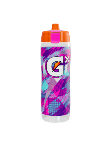 Láhev na vodu Gatorade Gx – čirá | Glitched Berry