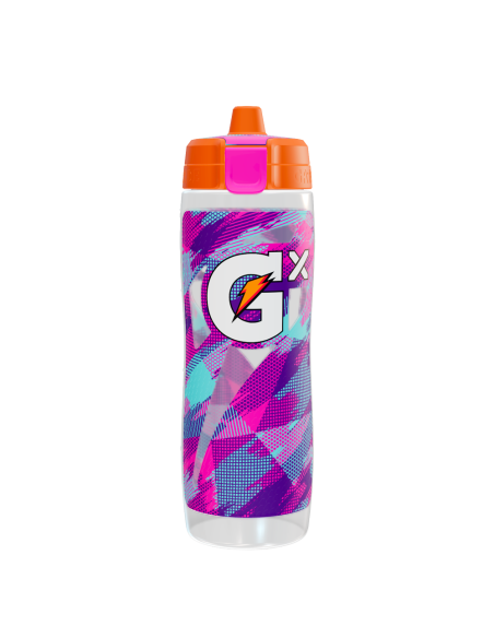 Láhev na vodu Gatorade Gx – čirá | Glitched Berry