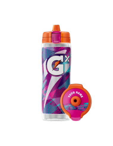 Garrafa de água Gatorade Gx – Transparente | Glitched Berry
