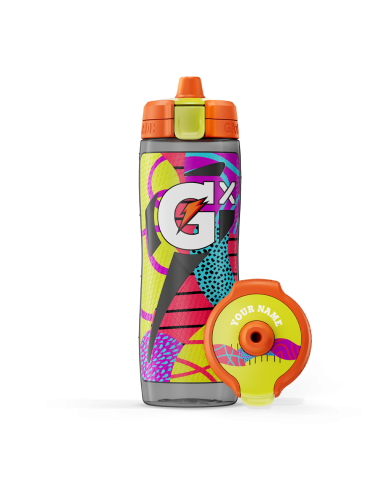 GATORADE Gx Wasserflasche mit Muster – Shadow | Gelb