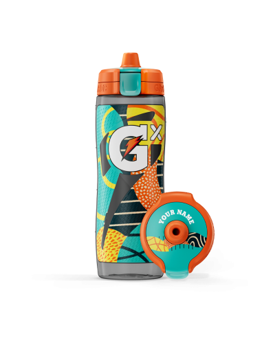 GATORADE Gx mintás vizes palack - Shadow | Zöld