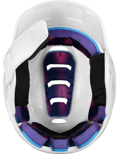 Casco de bateo Easton Z50 con protector de mandíbula, talla M/L, blanco (56–61 cm)