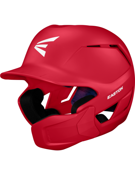 Capacete de batedor Easton Z50 com protetor de mandíbula, tamanho M/L, vermelho (56–61 cm)