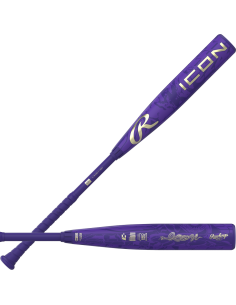 Bate de béisbol Rawlings ICON de 33" (-3) conforme a la normativa BBCOR, 2027