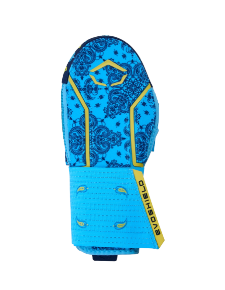 Guanto da sci EvoShield X-SRZ™ Paisley Sliding Mitt 2.0 per adulti, blu