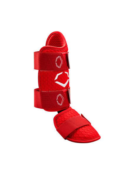 EVOSHIELD štitnik za noge za bejzbol/fastpitch, Pro-SRZ™ 2.0, Scarlet, za ljevoruke udarače (LH Hitter)
