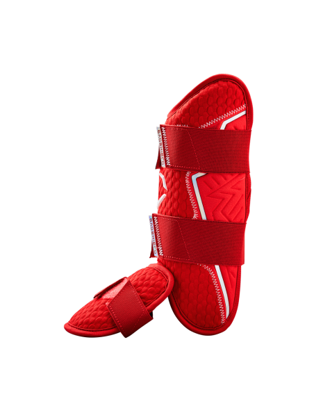 EVOSHIELD štitnik za noge za bejzbol/fastpitch, Pro-SRZ™ 2.0, Scarlet, za ljevoruke udarače (LH Hitter)