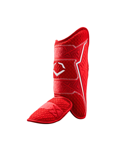 EVOSHIELD LEG GUARD Pro-SRZ™ 2.0 Scarlet LHH (LH Hitter) pour batteur de baseball/fastpitch