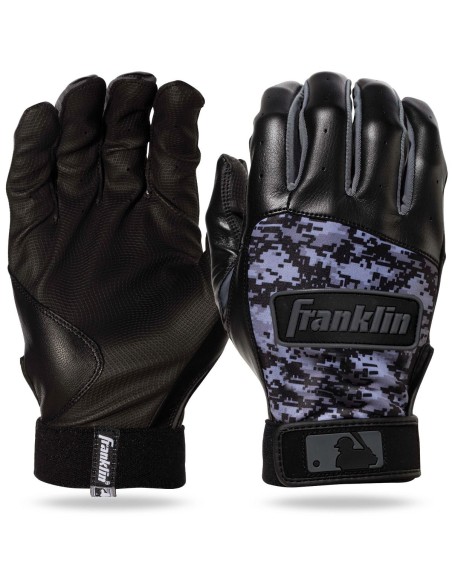 Baseball batting gloves Franklin's DIGITEK® BLACK/BLACK (Jeugd L)