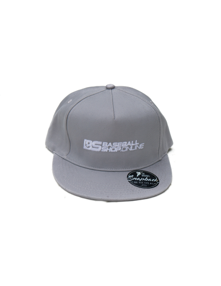 Gorra de béisbol con visera recta, color plata vieja (gris)