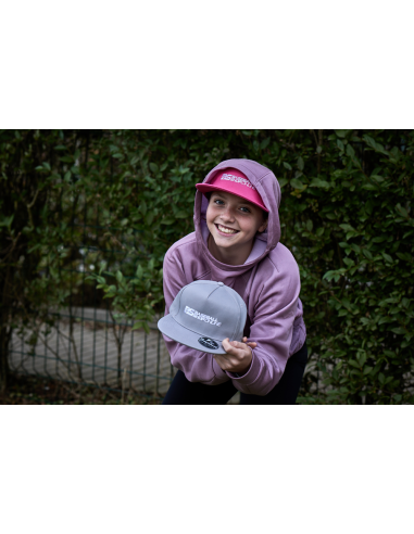 Gorra de béisbol con visera recta, color plata vieja (gris)