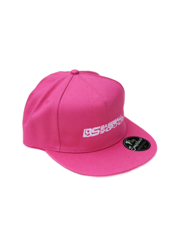 Baseballkappe mit geradem Schirm, Farbe lila (rosa)