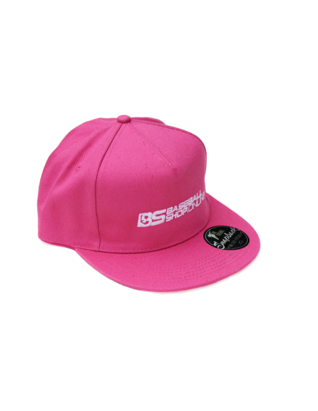 Baseballkappe mit geradem Schirm, Farbe lila (rosa)