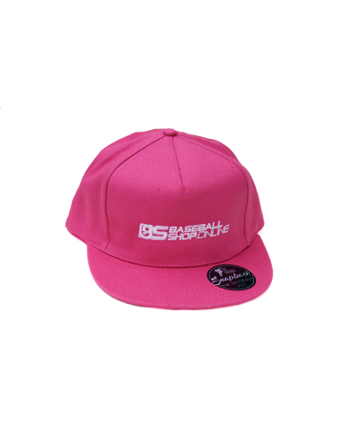 Cappello da baseball con visiera dritta, colore viola (rosa)