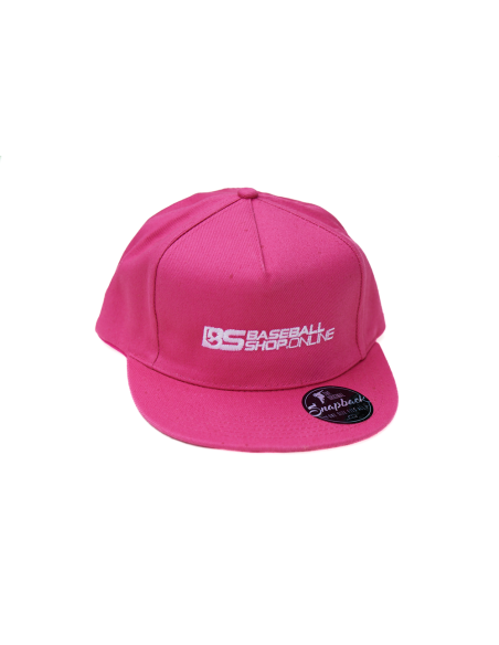 Baseballkappe mit geradem Schirm, Farbe lila (rosa)