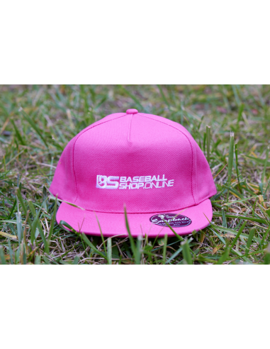 Baseballkappe mit geradem Schirm, Farbe lila (rosa)