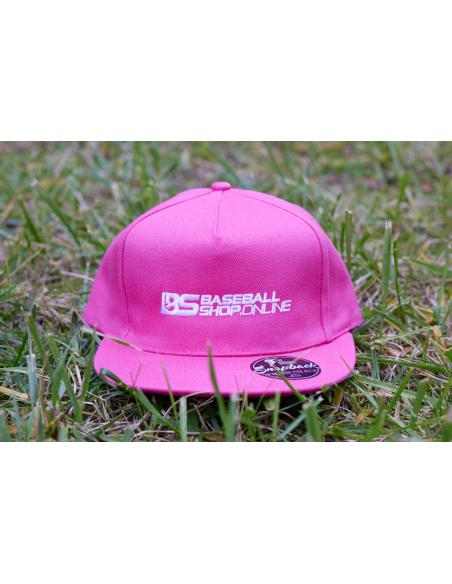 Baseballkappe mit geradem Schirm, Farbe lila (rosa)
