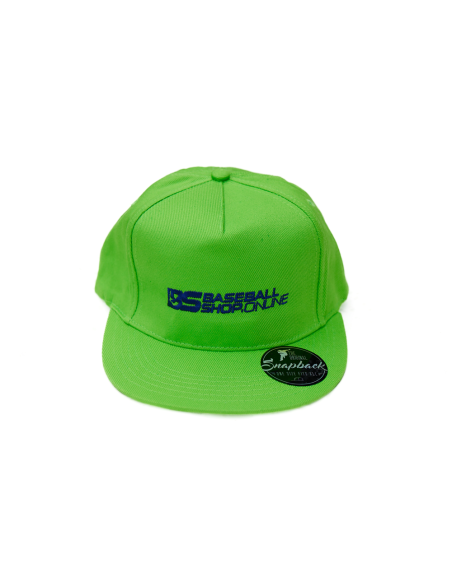 Baseballová čepice s rovným kšiltem, barva apple green (zelená)