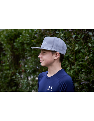 Baseballkasket med lige visir, farve æblegrøn