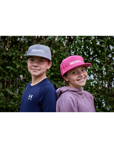 Baseballkasket med lige visir, farve æblegrøn