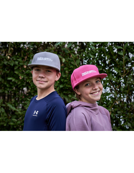 Baseballová čepice s rovným kšiltem, barva citronová