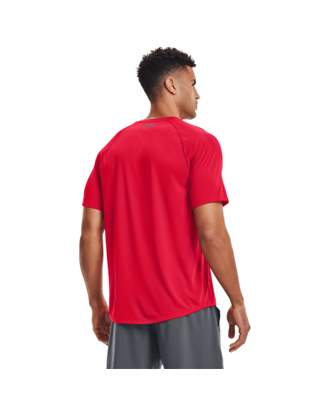 Men's UA Tech™ 2.0 Short Sleeve Red