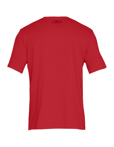 Herren UA Sportstyle Linke Brust Kurzarm-Shirt Rot