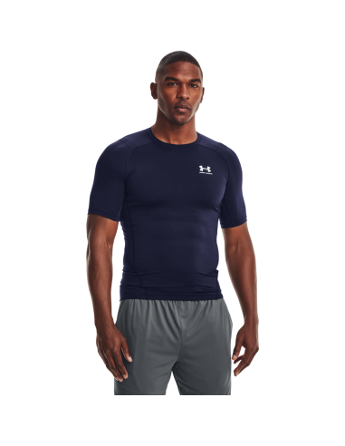 Under Armour HG Armour Comp SS Ponoćno plava