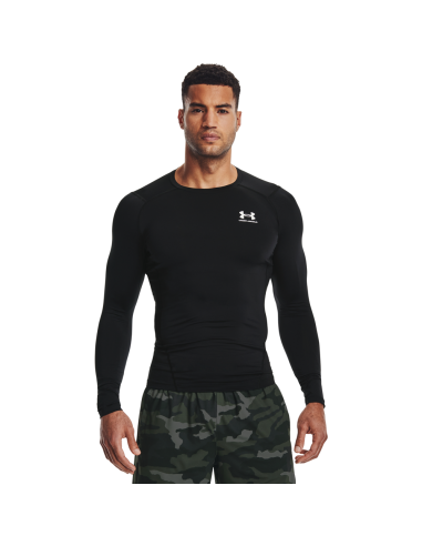 Under Armour HG Armour Comp LS crna