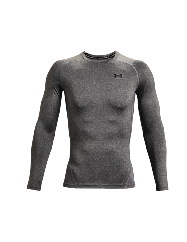 Unter Armour HG Armour Comp LS Kohlenstoff Heather