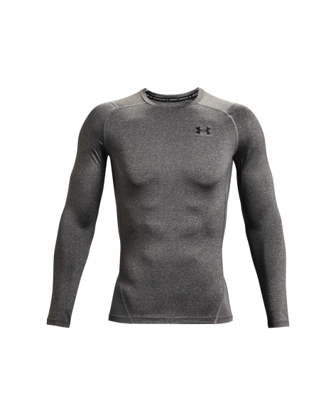 Unter Armour HG Armour Comp LS Kohlenstoff Heather