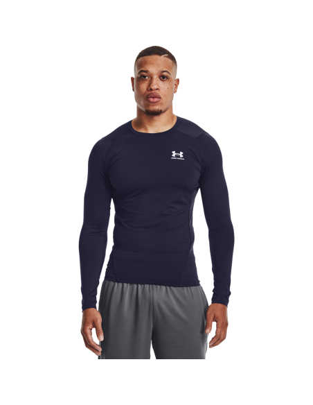 Under Armour HG Armour Comp LS Midnight Navy