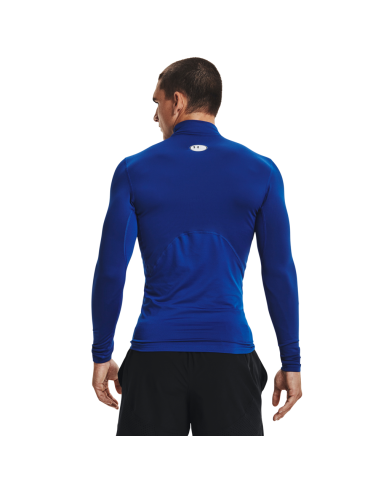 Pánské kompresní tričko Under Armour ColdGear® Compression Mock Royal