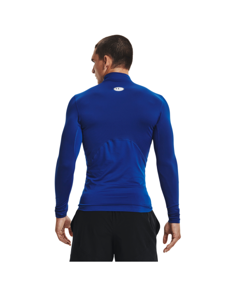 Pánské kompresní tričko Under Armour ColdGear® Compression Mock Royal